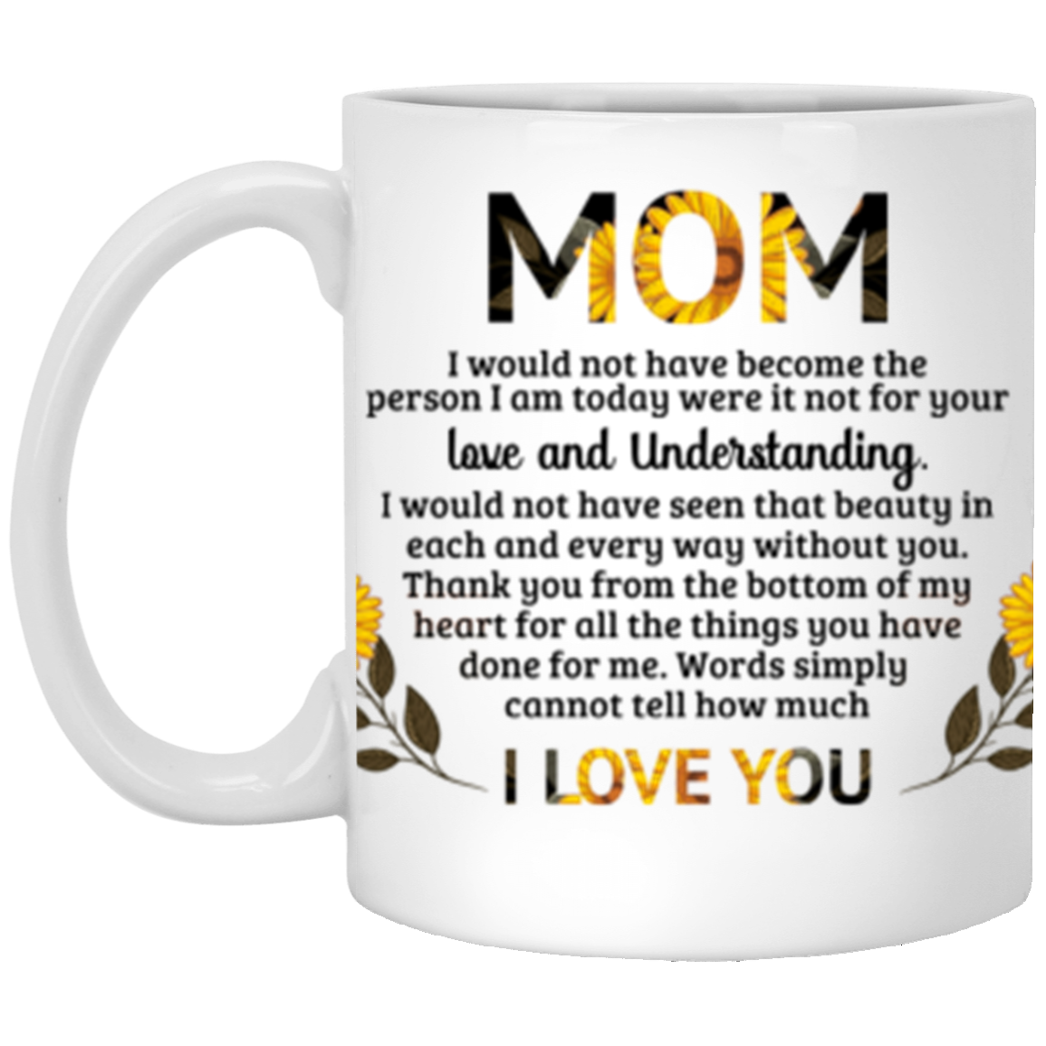 XP8434 11oz White Mug | LOVE AND UNDERSTANDING SON/DAUGHTER