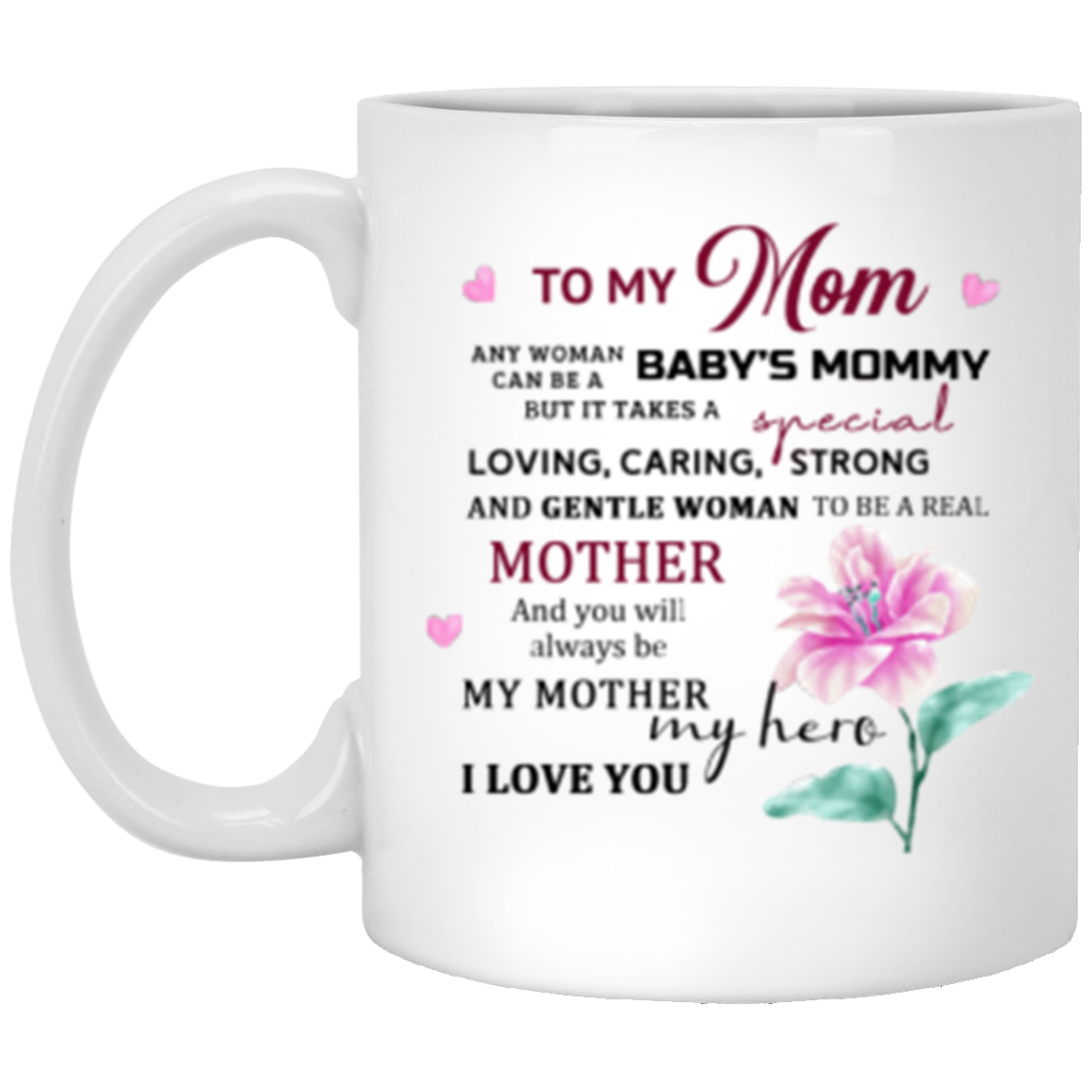 XP8434 11oz White Mug | BABBY'S MOMMY - DAUGHTER