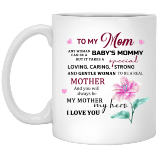 XP8434 11oz White Mug | BABBY'S MOMMY - DAUGHTER