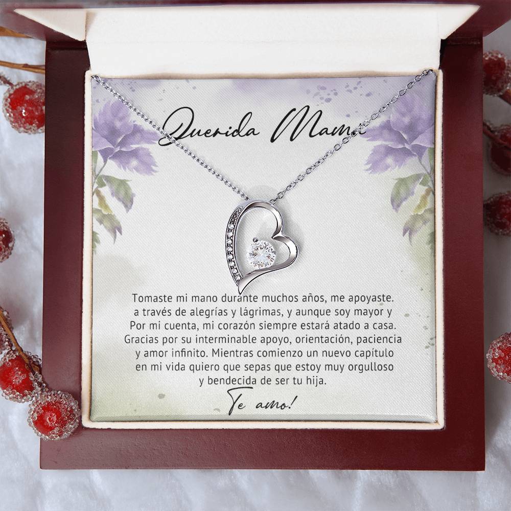 Querida Mama | Forever Love Necklace with On Demand Message Card