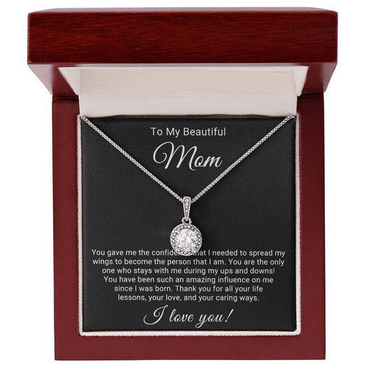 To My Beautiful Mom | Eternal Hope Necklace