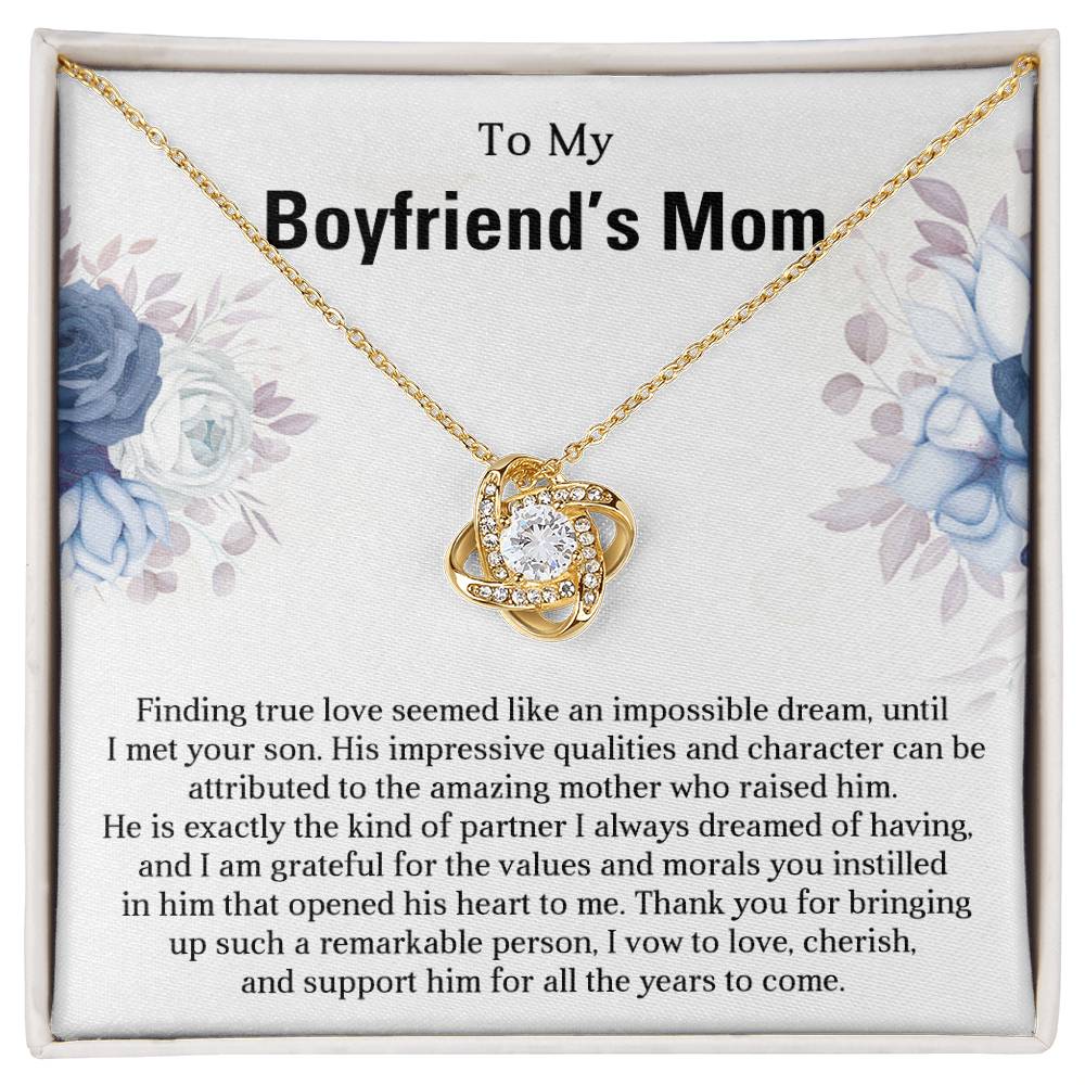 To my Boyfriend's Mom | Love Knot Necklace