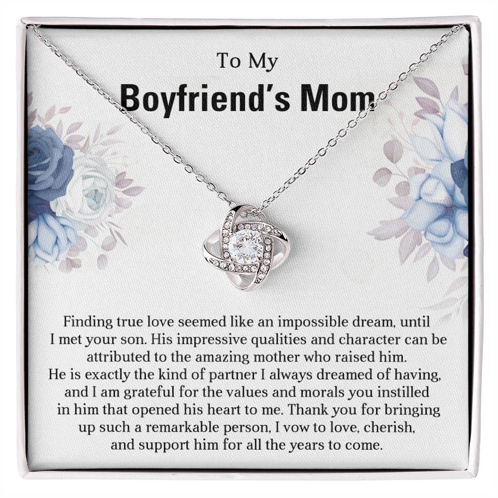 To my Boyfriend's Mom | Love Knot Necklace