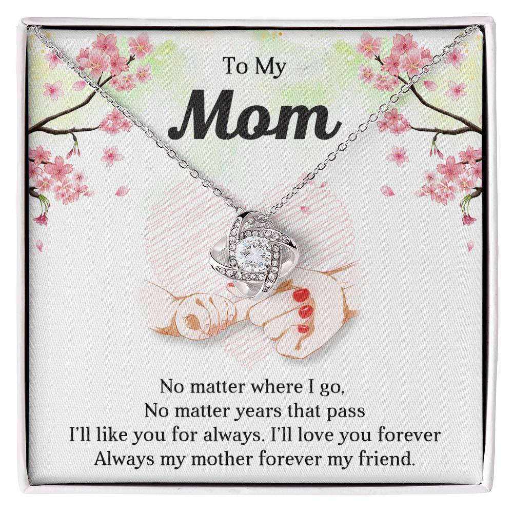 To My Mom | Love Knot Necklace