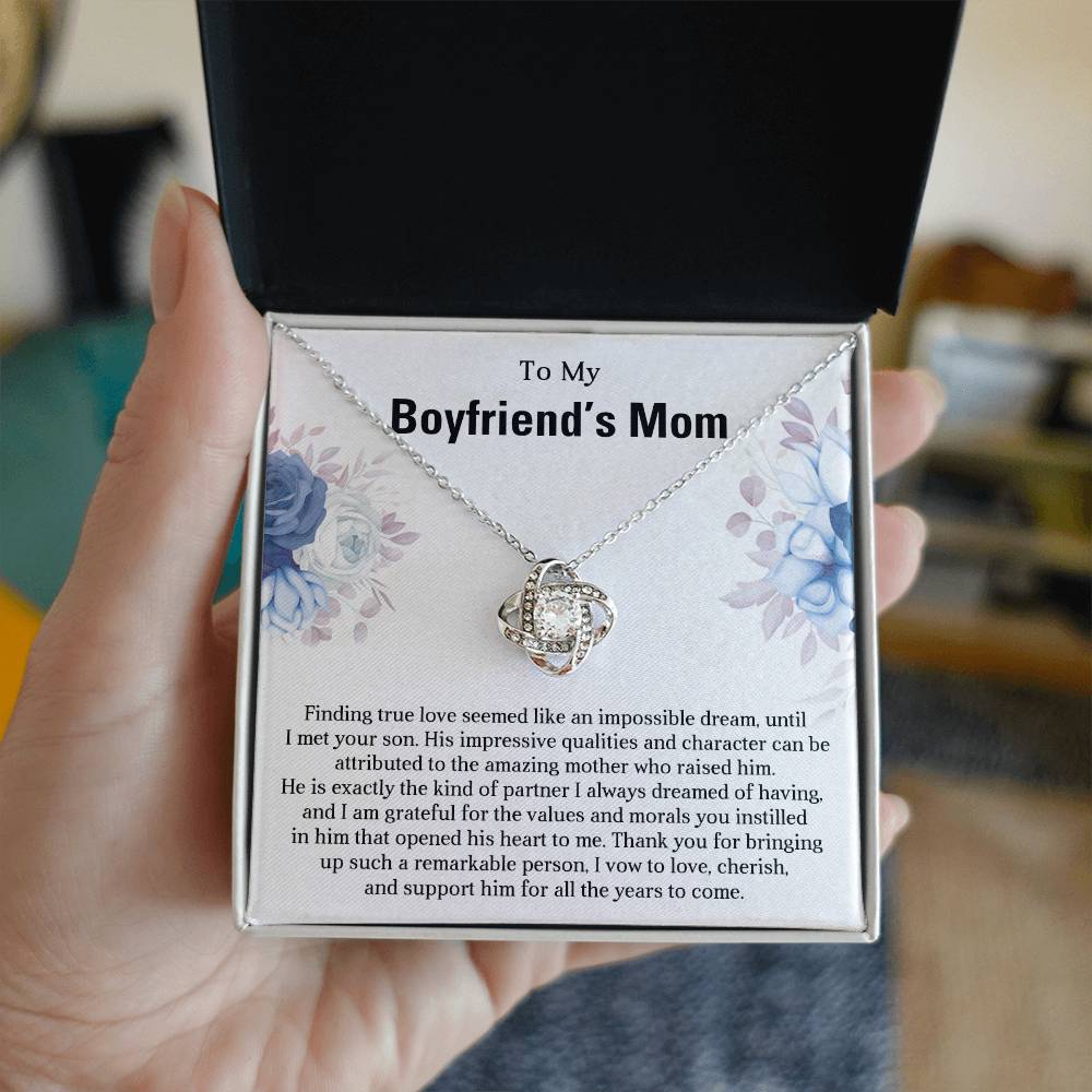 To my Boyfriend's Mom | Love Knot Necklace