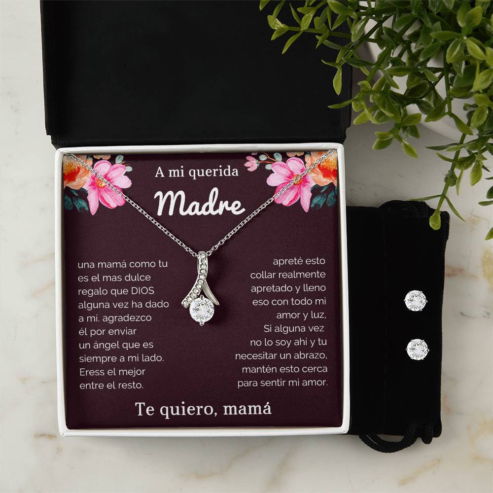 A mi querida Madre | Alluring Beauty + Clear CZ Earrings