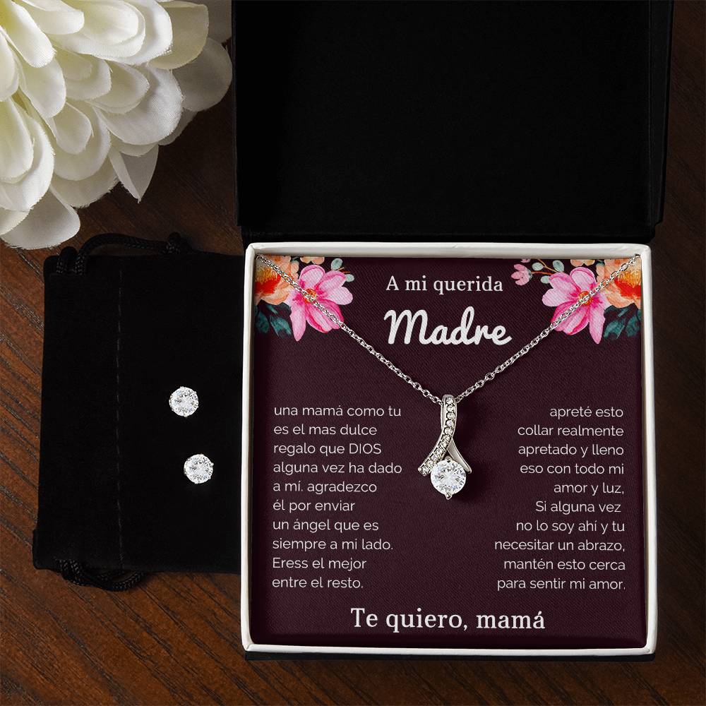 A mi querida Madre | Alluring Beauty + Clear CZ Earrings