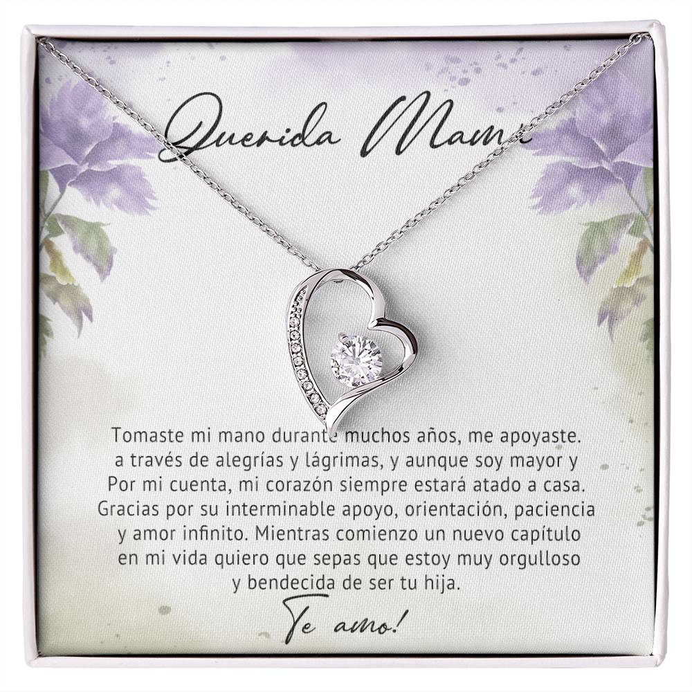 Querida Mama | Forever Love Necklace with On Demand Message Card