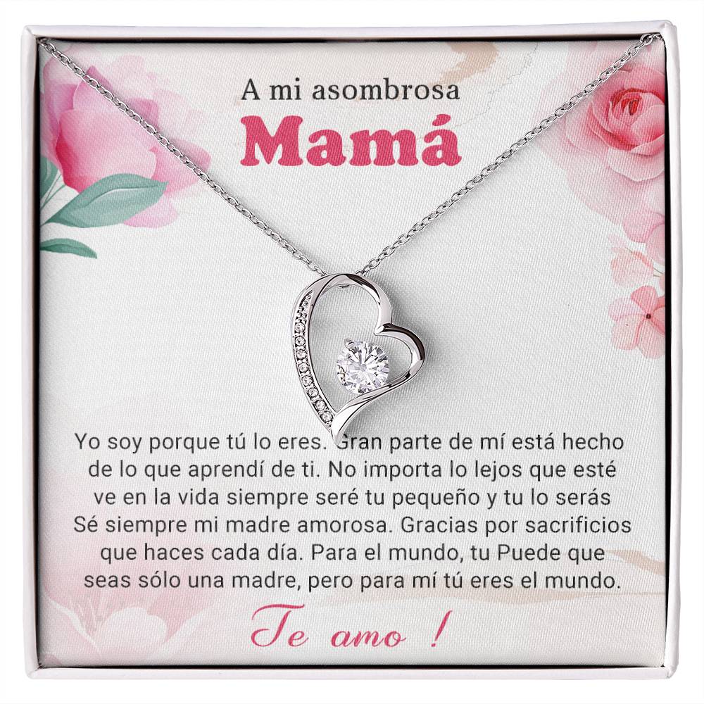 A mi asombrosa Mama | Forever Love Necklace with On Demand Message Card