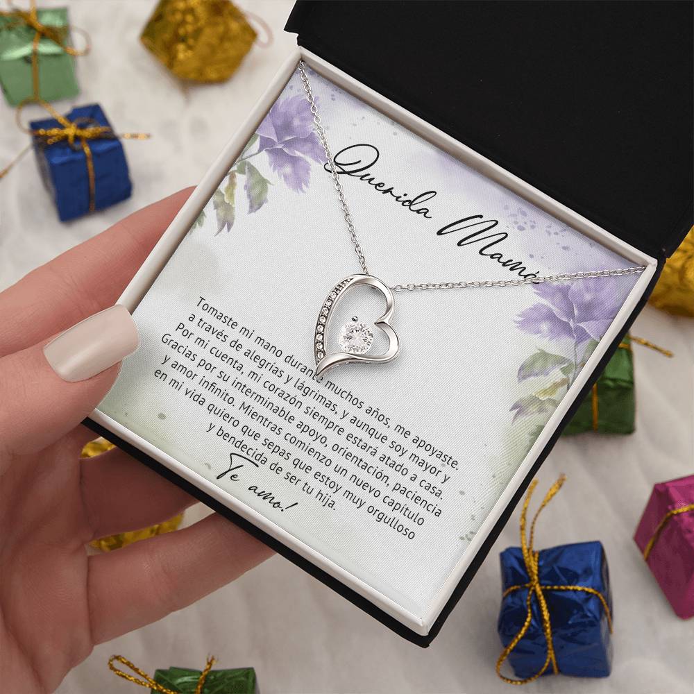 Querida Mama | Forever Love Necklace with On Demand Message Card