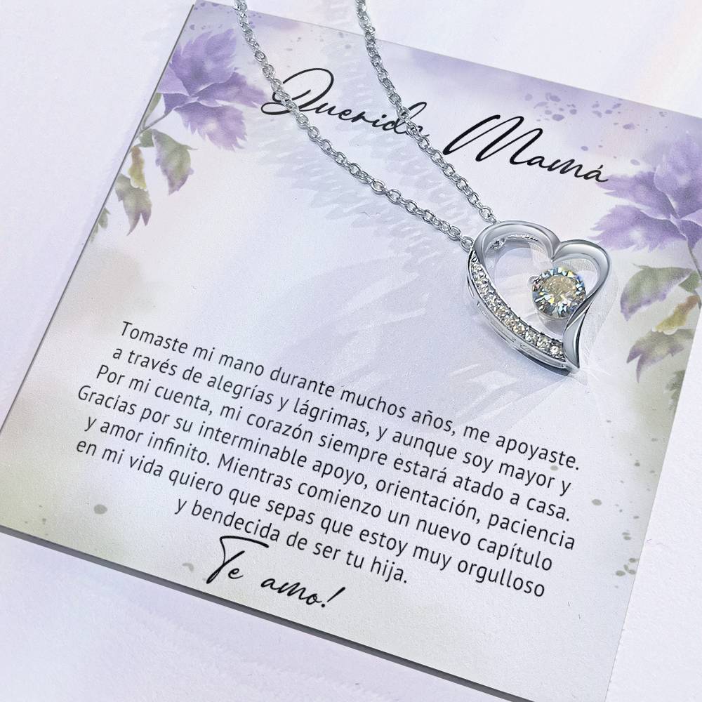 Querida Mama | Forever Love Necklace with On Demand Message Card