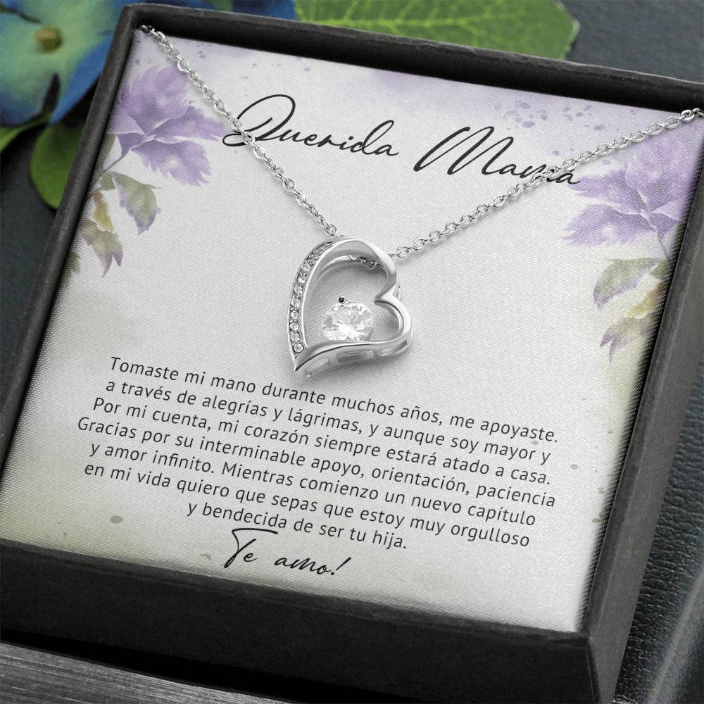 Querida Mama | Forever Love Necklace with On Demand Message Card