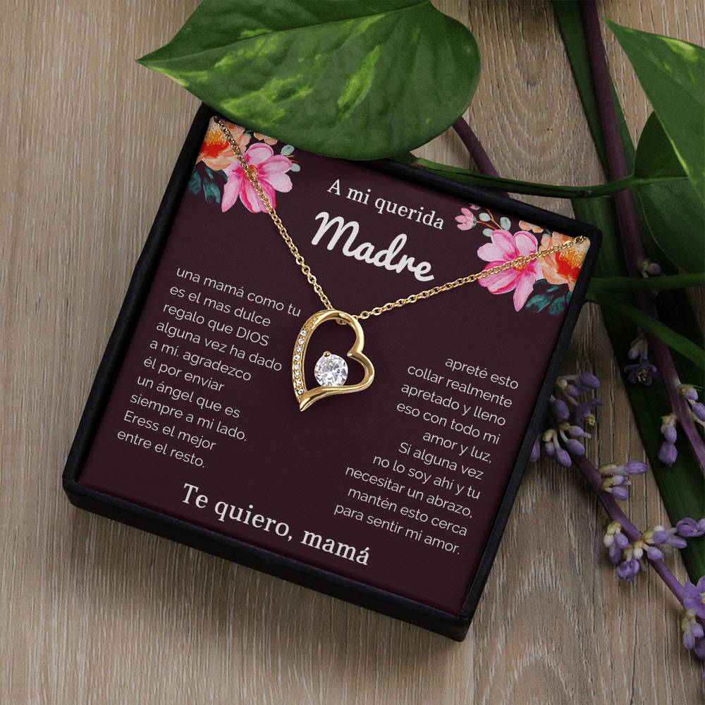 A mi querida Madre | Forever Love Necklace with On Demand Message Card