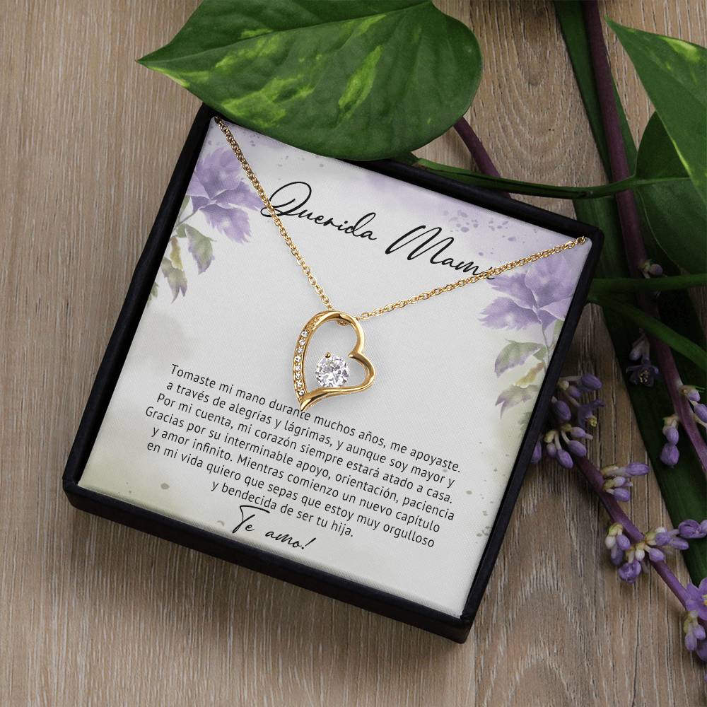 Querida Mama | Forever Love Necklace with On Demand Message Card